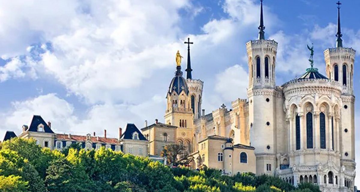 Fourvière basilica above Lyon